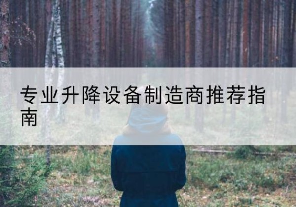 大冶电动剪叉升降平台厂家-专业升降设备制造商推荐指南